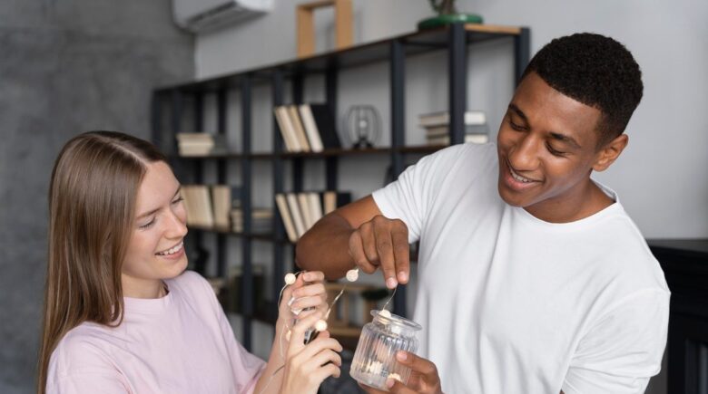 Young professional reviewing life insurance options with dependents