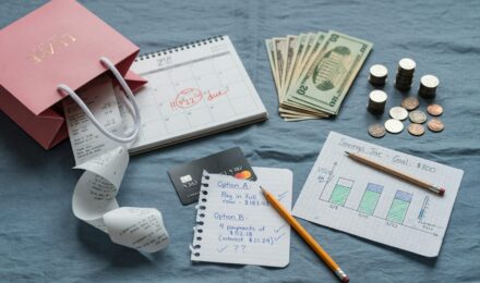 Comparison graphic showing buy now pay later versus saving up first with cash flow considerations