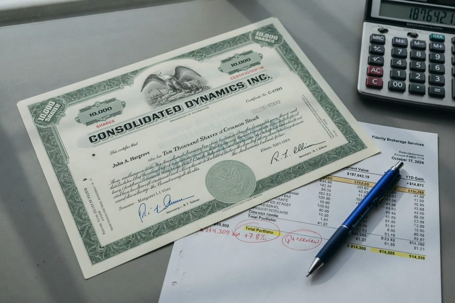 Calendar showing one-year holding period threshold with short-term and long-term tax rate labels