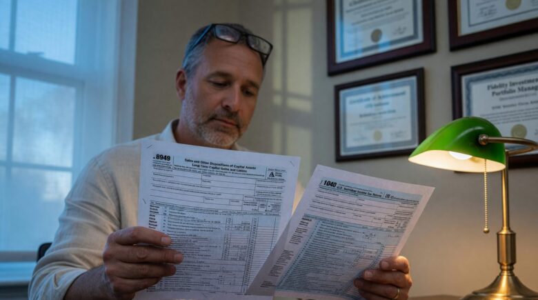 Comparison chart showing capital gains tax rates versus ordinary income tax brackets