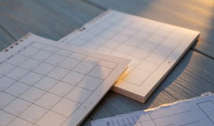 Couple reviewing retirement planning documents together at home