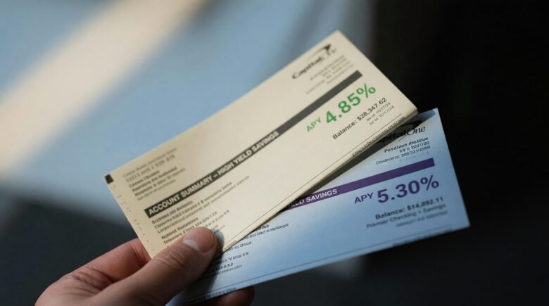 Comparison of high-yield savings account and money market account features side by side
