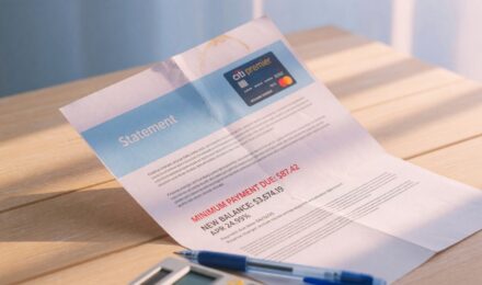 Chart showing how credit card minimum payments extend debt repayment timelines and increase total interest costs