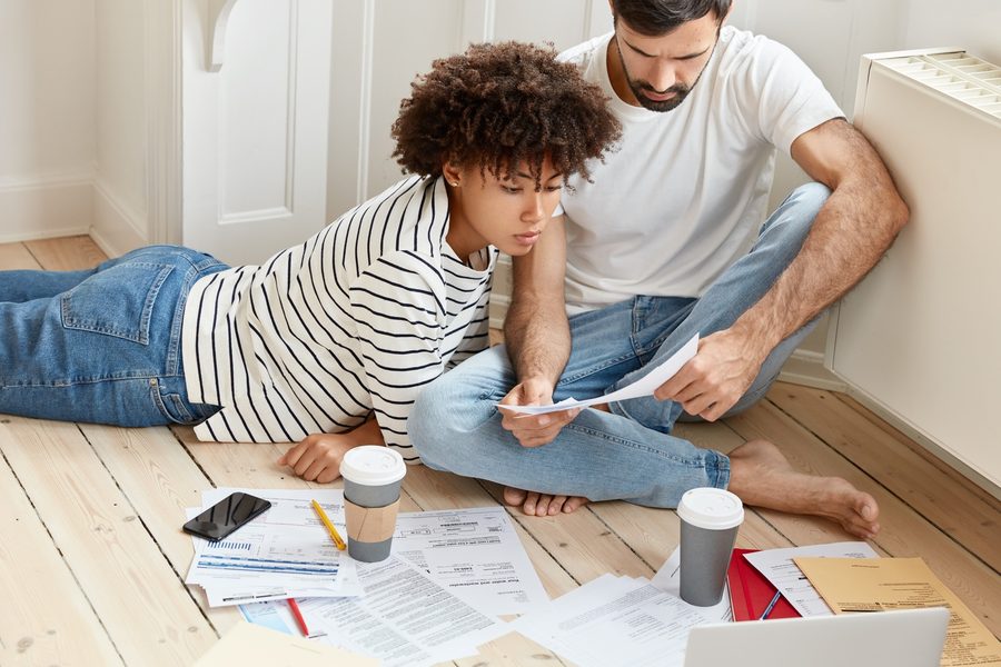 Calendar showing escrow bill payment schedule with property tax and insurance due dates