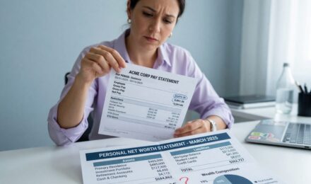 Comparison chart showing the difference between net worth and income in building long-term wealth