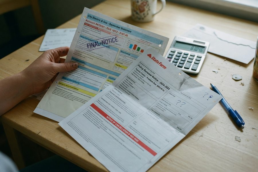 Side-by-side monthly budget comparison chart for a remote worker before and after relocation