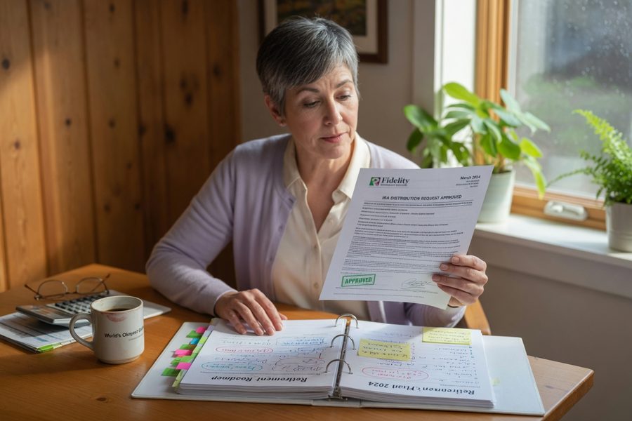 Chart showing required minimum distribution schedule from age 73 for a Traditional IRA balance