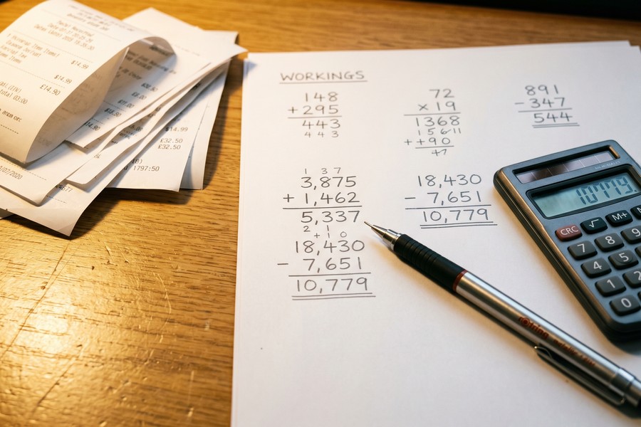 Diagram showing how self-employment tax is calculated step by step on net earnings