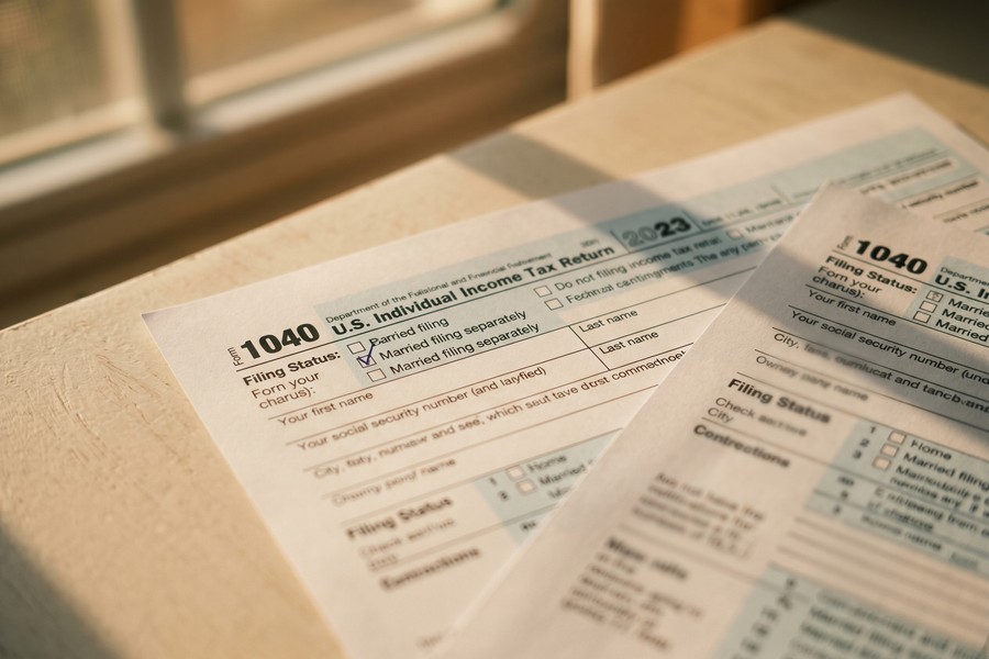 Diagram showing provisional income formula components: AGI, tax-exempt interest, and half of Social Security benefit