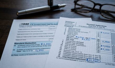 Comparison chart showing standard deduction thresholds and itemization decision points for 2026 tax year