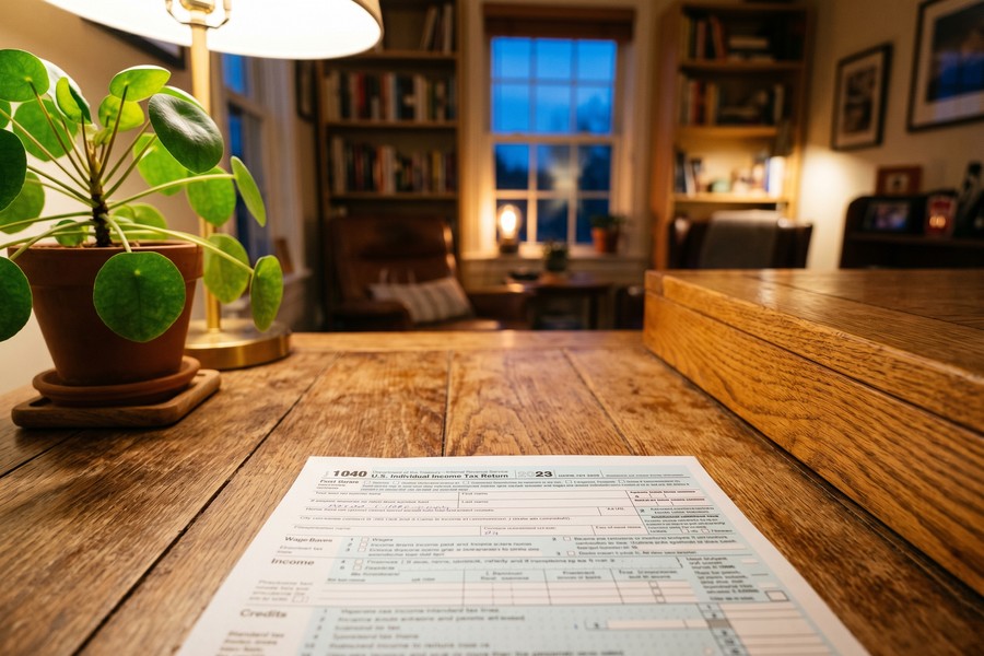 Side-by-side comparison of 2025 and 2026 standard deduction amounts by filing status