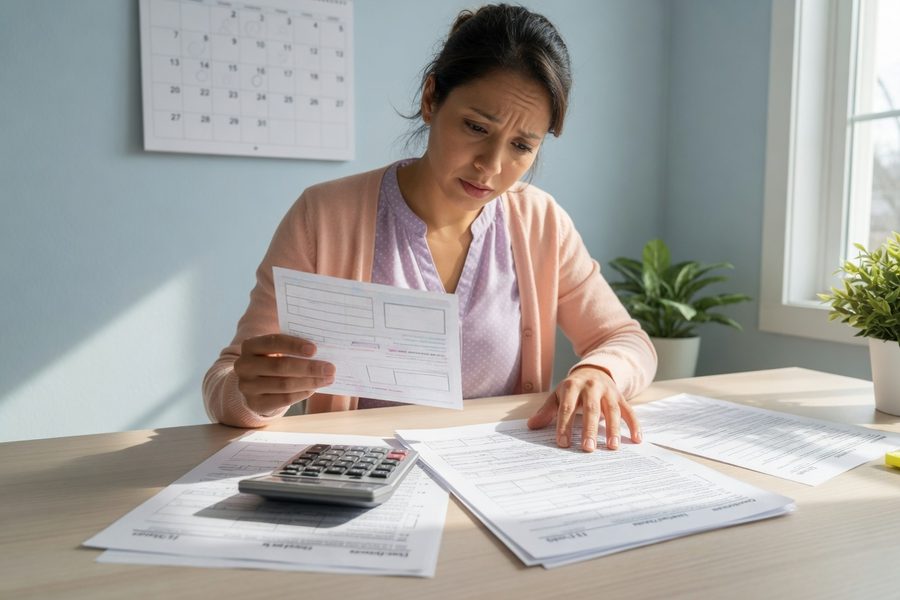 IRS Form 1040 with Schedule 3 credits highlighted and arrows showing the path to the refund line
