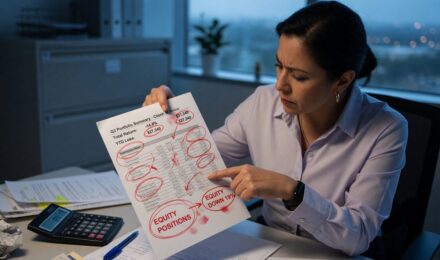 Illustration of investment portfolio with losses being offset against gains to reduce tax liability