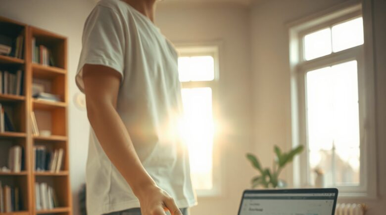 College student using a mobile app to automate savings into a high-yield account