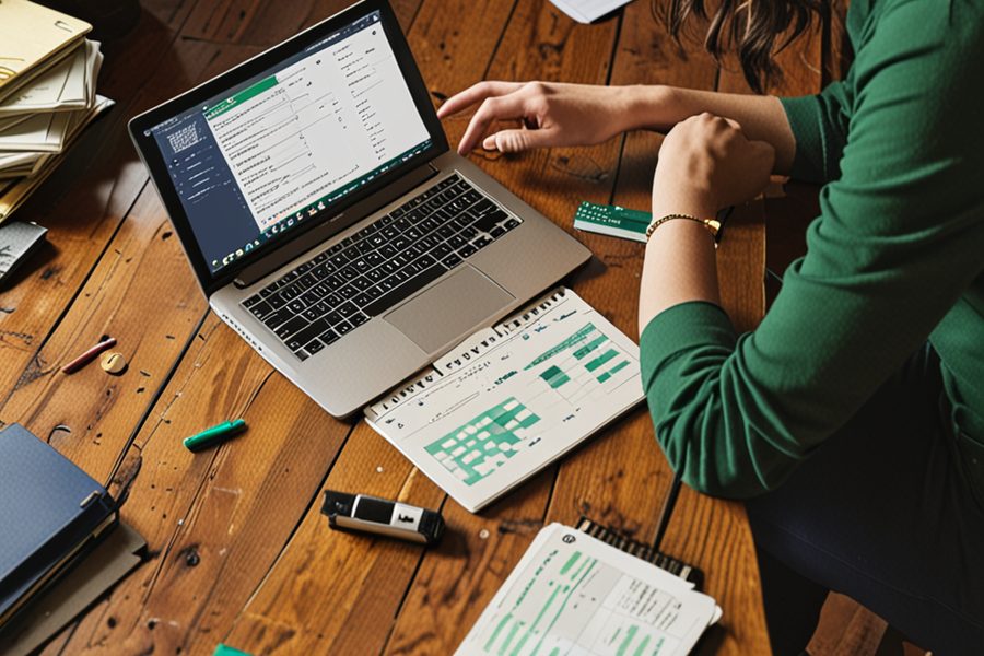 A screenshot of the student's budgeting app tracking their savings progress