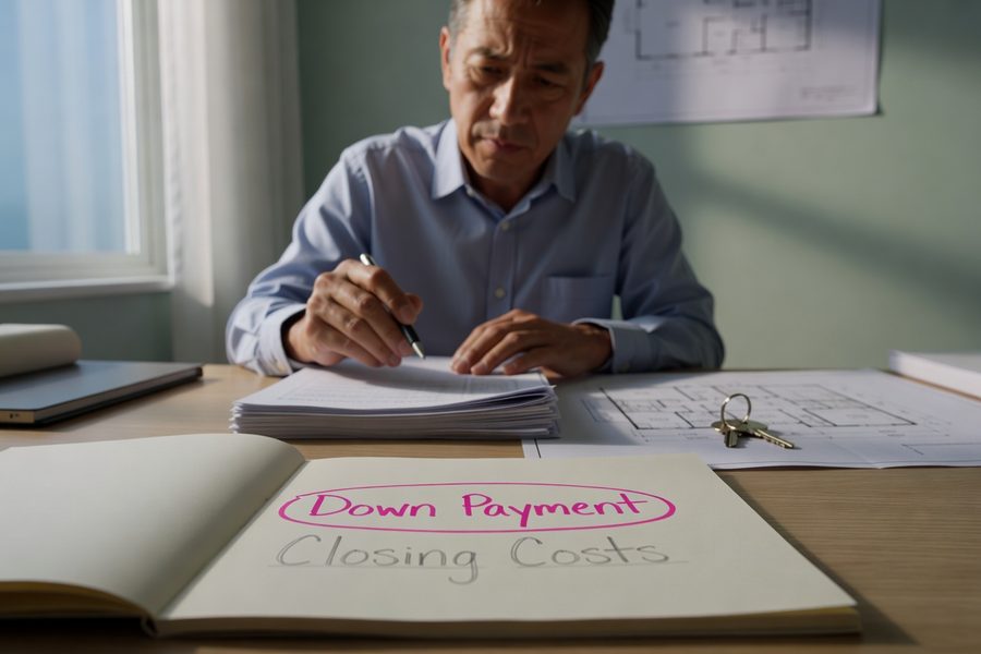 Checklist infographic of 6 actions to lower closing costs