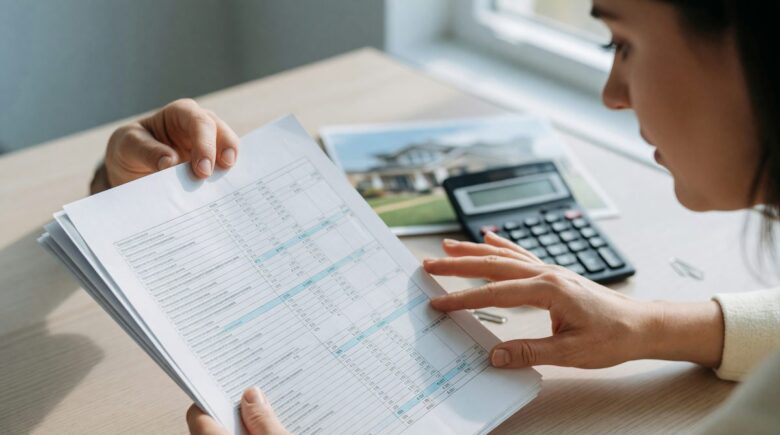Comparison chart showing down payment requirements for different loan types