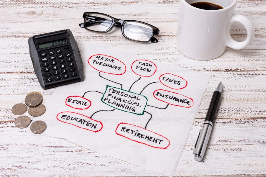 A freelancer's monthly income graph with a savings floor line highlighted.