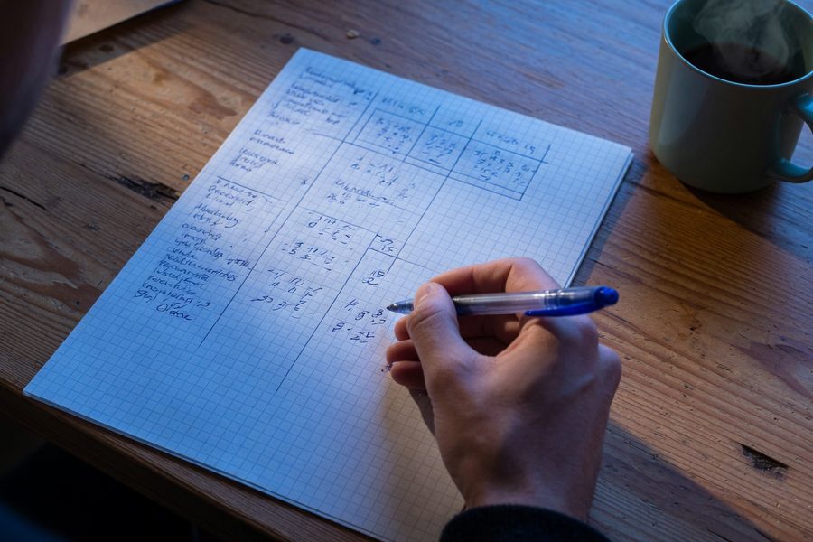 Emergency fund tracker showing 12-month savings goal progress chart