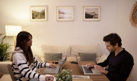Airbnb host in Seattle reviewing tax documents and licenses